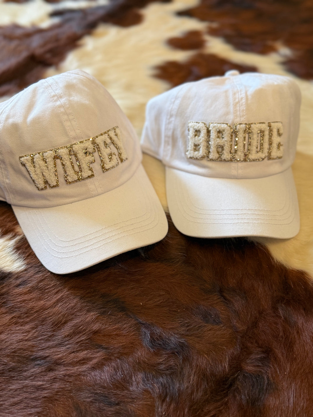 “Are You Bride or Wifey?” Baseball Hat – Adjustable Fit – Metal Buckle | The Branded W & Co.