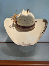 Custom Western Cowboy Cattleman Hat – Straw – Small (6 3/4 - 6 7/8) – “Sweetheart of the Rodeo” | The Branded W & Co.